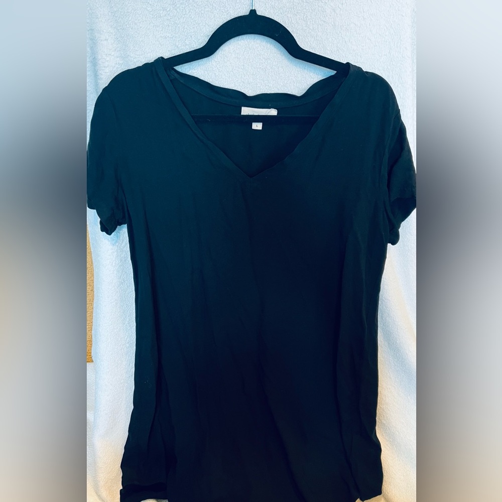 Cloth & Stone Black Mini Dress